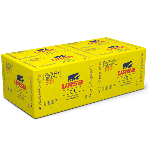Теплоизоляция Ursa XPS-N-III-L Г4 1180х600х50 мм 7 плит в упаковке